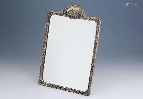 Mirror, german ca. 1900, 800 silver, probably Hanau, to