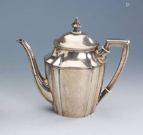 Teapot, 800 silver, german ca. 1905/10, acc. to engl