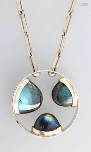 Designernecklace with labradorite, Finland 1964