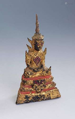 Ruby-studded Buddha, approx. 1880