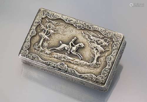 Snuff box, Russia approx. 1912/14, 84er silver