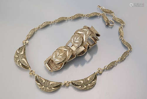 Lot Fahrner jewelry, Pforzheim approx. 1940