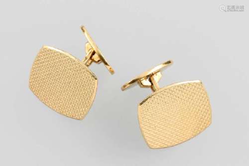 Pair of 18 kt gold cuff links