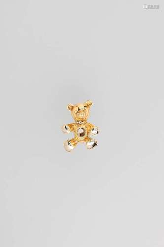 18 kt gold single Ohrclips CHOPARD, teddy bear