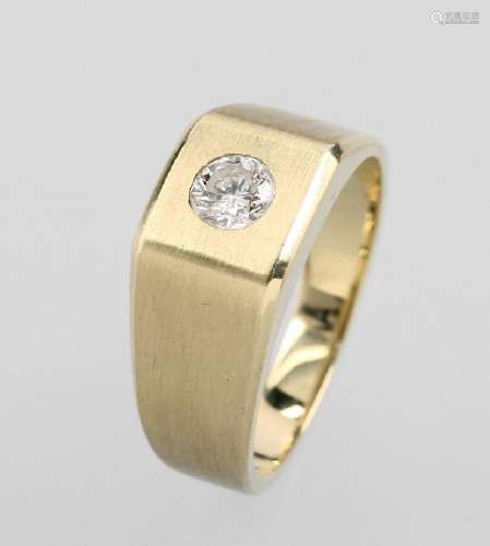 14 kt gold ring with diamond