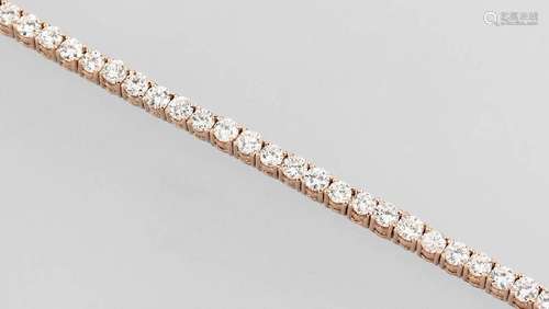 14 kt gold rivierebracelet with brilliants