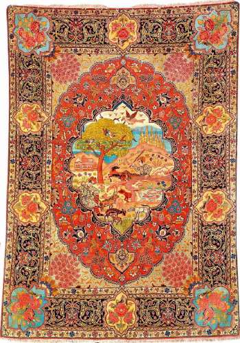 Tabriz 'Pictorial Rug',