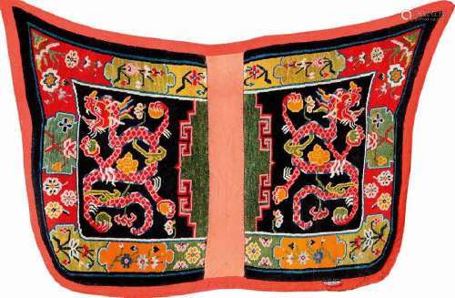 Tibetan Shigatse 'Makden Saddle' (Dragon Design),