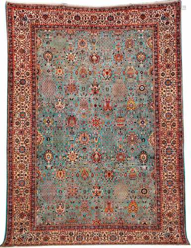Fine Tabriz 'Carpet' (Kerman-Vase Safavid Design),