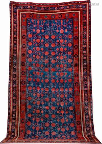 Rare Yarkand 'Carpet' (Pomegranate Design),
