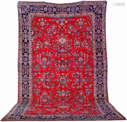 US Kurk Kashan 'Palace Carpet',