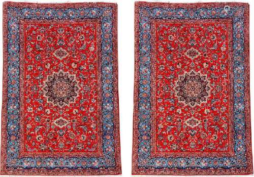 A Pair Of Isfahan 'Carpets',