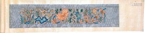Chinese Silk & Metal-Thread 'Template For Robes',