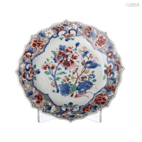 Chinese Porcelain Lobed plate, Yongzheng