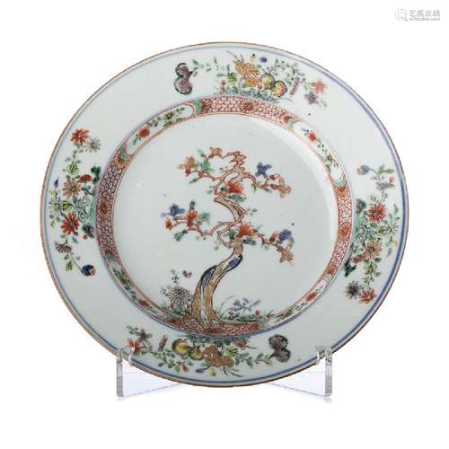 Chinese Porcelain Famille Verte plate, Kangxi