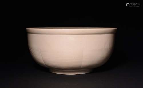 A CARVED WHITE-DINGYAO BOWL , Song Dynasty