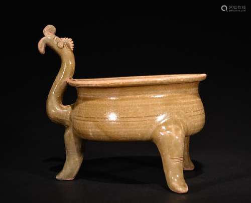 A YAOZHOUYAO TRIPOD CENSER , Song Dynasty