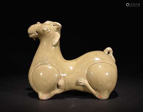 A CARVED YAOZHOU GOAT , Song Dynasty