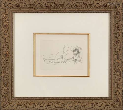亨利·德·图卢兹·罗特列克 舞女 侵蚀石版画