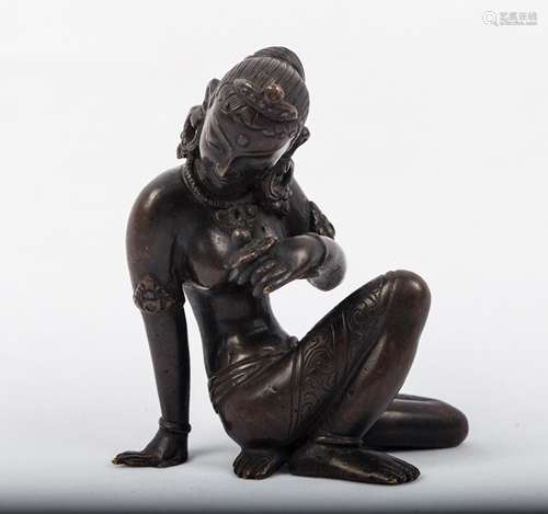 CHINESE MING DYNASTY BRONZE FIGURE