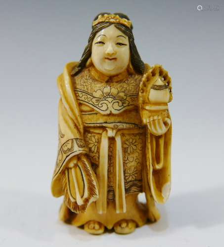 ANTIQUE JAPANESE CARVED NETSUKE - 19TH CENTURY