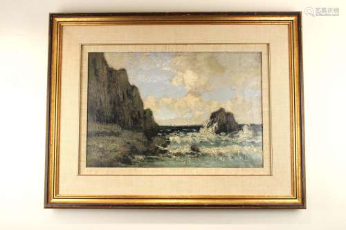 荷兰画家Cornelis Kuijpers 科内利斯·凯珀（1864—1932）布面油画 荷兰海岸线