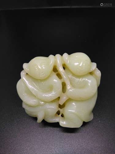 Chinese Jade Figurines, 6.3 cm x 5 cm x 2.4 cm