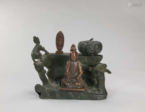 Ming/20th Century-A Group Of Five Bronze Item