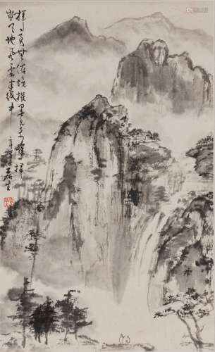 Huang Leisheng (B.1928) - Ink On Paper, Mounted. Signed And Seal.
