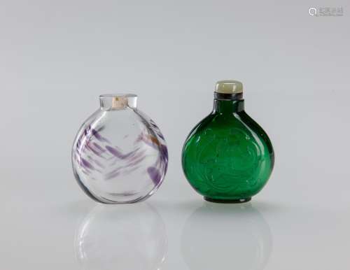 Early 20th Century’s - A Two Glass Snuff Bottle