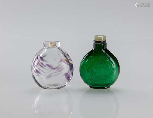 Early 20th Century’s - A Two Glass Snuff Bottle