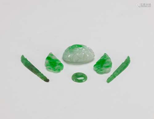 Republic - A Group Of Six Piece Jadeite