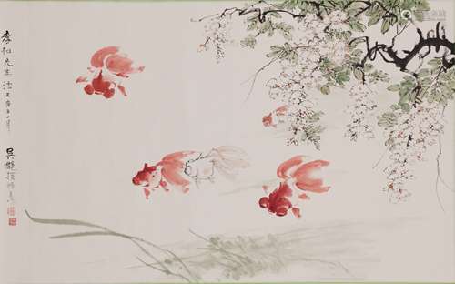 Sun Wuyin(1916-2002)-Ink And Color On Paper, Mounted. Signed And Seals.