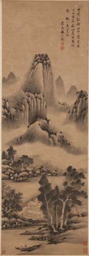 Yang Wen Cong(1597-1646) - Ink On Paper, Hanging scroll.