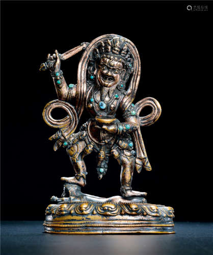 15世纪 红铜婆罗门大黑天像