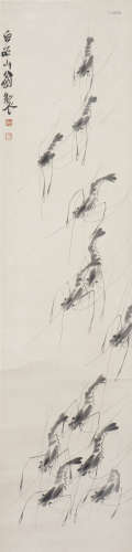 QI BAISHI (ATTRIBUTED TO, 1863-1957), SHRIMPS