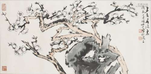 LU YANSHAO (ATTRIBUTED TO, 1909-1993), PLUM BLOSSOM