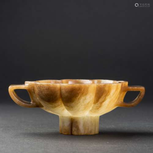 A JADE CUP, MING DYNASTY OR EARLIER