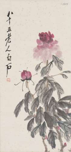 QI BAISHI (ATTRIBUTED TO, 1863-1957), FLOWER