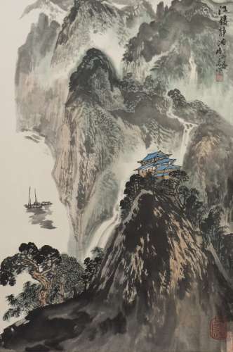 LU YIFEI (1908-1997), LANDSCAPE