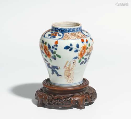 SMALL BALUSTER VASE.