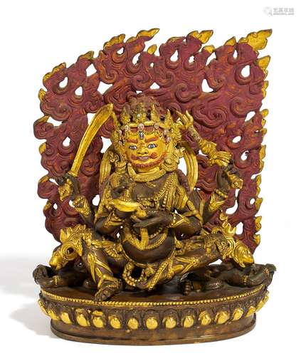 EXCEPTIONAL FOUR ARMED MAHAKALA.