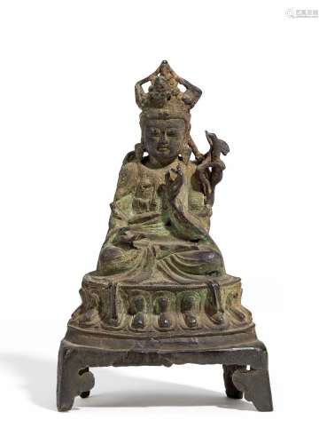 GUANYIN WITH PARROT.