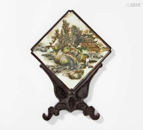 WALLPLATE WITH LANDSCAPE.