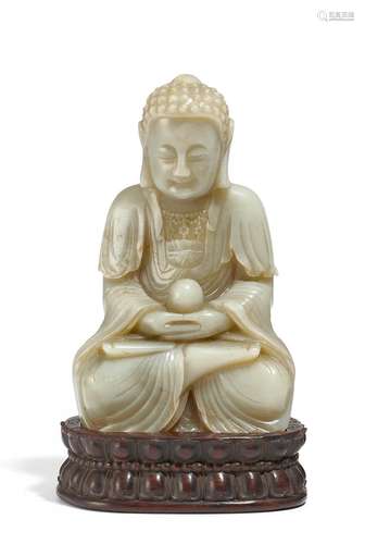 BUDDHA WITH WISH GRANTING PEARL.