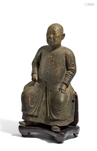 PORTRAIT FIGURE OF A MANCHU NOBLE.