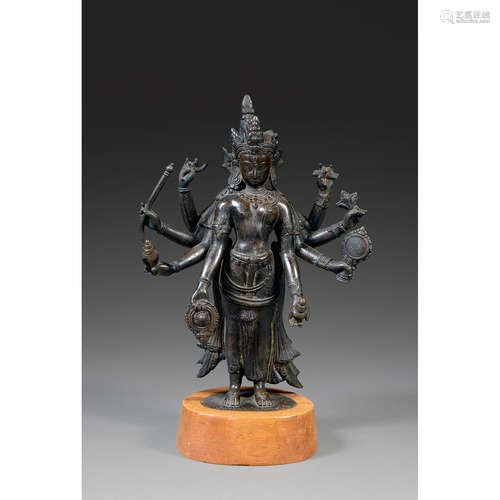 STATUETTE D'ARDHANARISHVARA