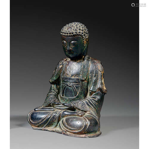 STATUETTE DE BOUDDHA AMITABHA