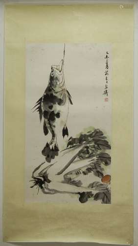 Chinese Ink/Color Scroll Painting