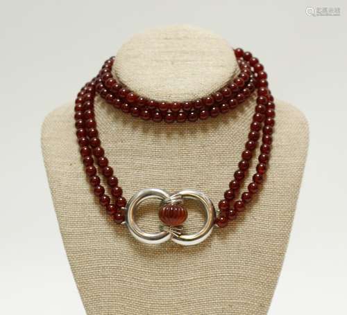 Red Agate Necklace